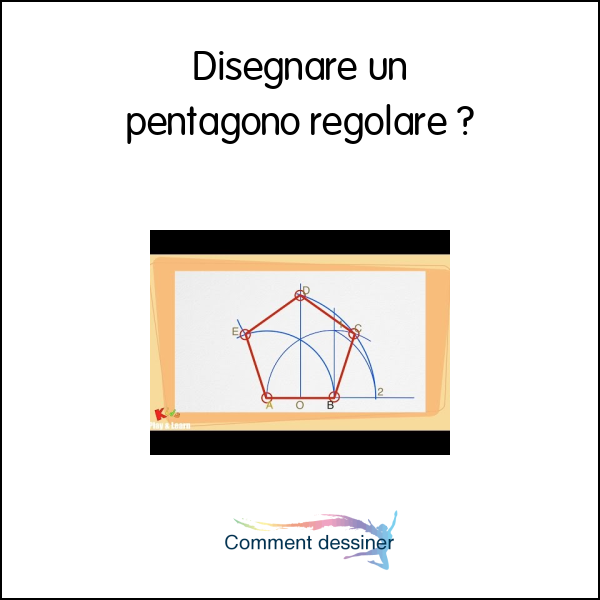 Disegnare un pentagono regolare